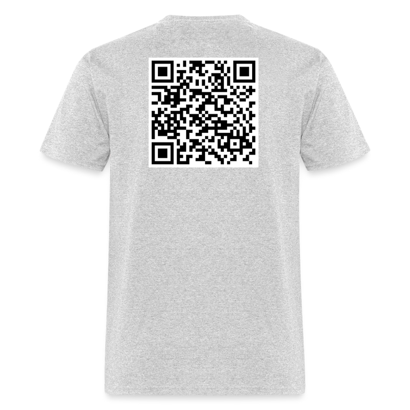 Isaiah QR Code T Shirt - heather gray