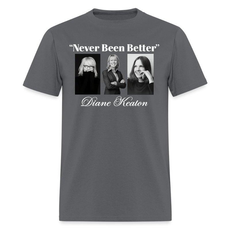 Diane Keaton T Shirt - 13 - charcoal