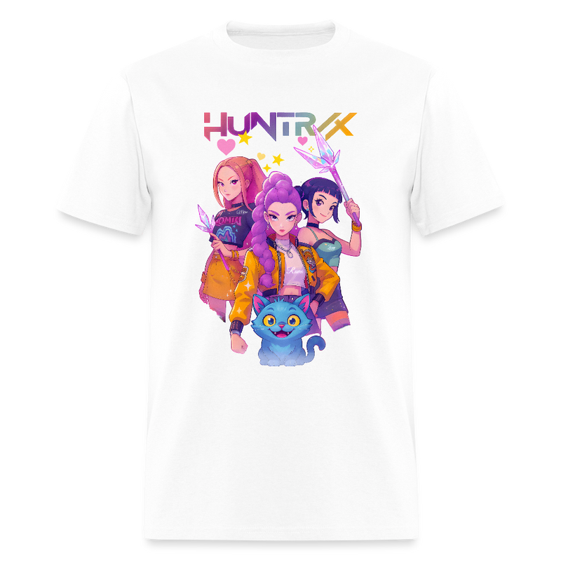 Kpop Demon Hunters Saja Girls Huntrix T Shirt - white