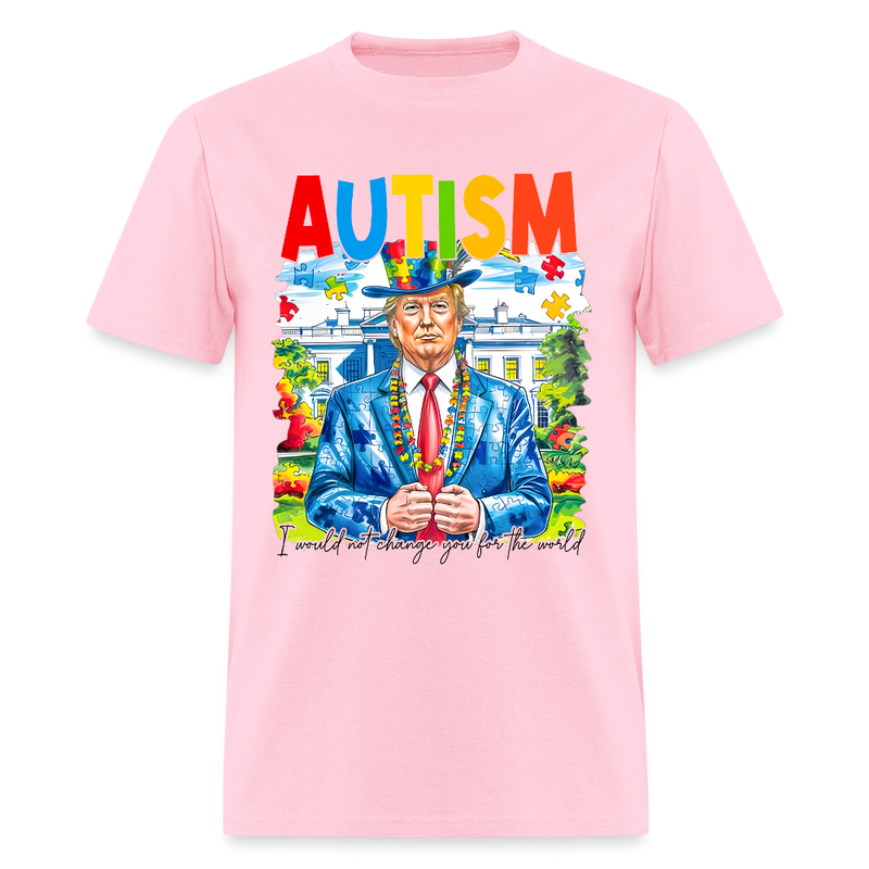 Trump Autism T Shirt - pink
