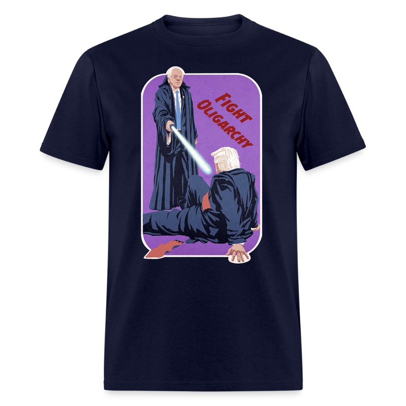 Fight Oligarchy T Shirt - navy