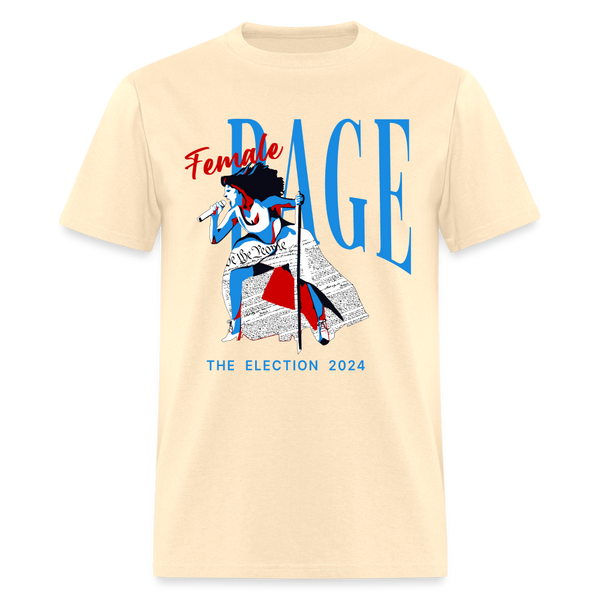 Female Rage The Election 2024 T Shirt - natural