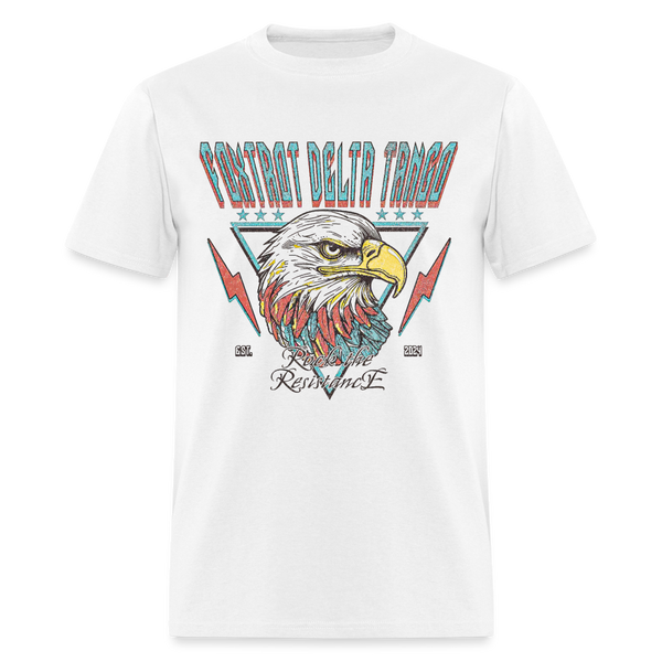 Foxtrot Delta Tango T Shirt - 2 - white