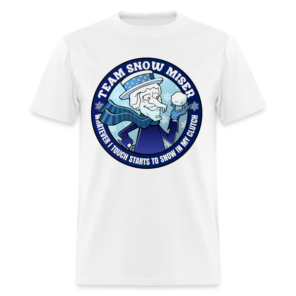 Team Snow Miser T Shirt - white