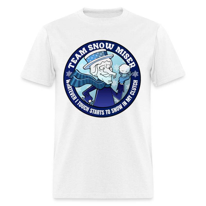 Team Snow Miser T Shirt - white
