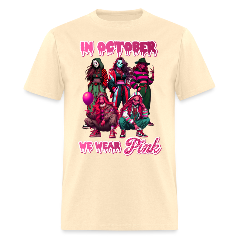 In October We Wear Pink T Shirt - natural