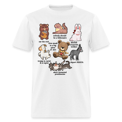 Subtle Anti Trump T Shirt - 4 - white
