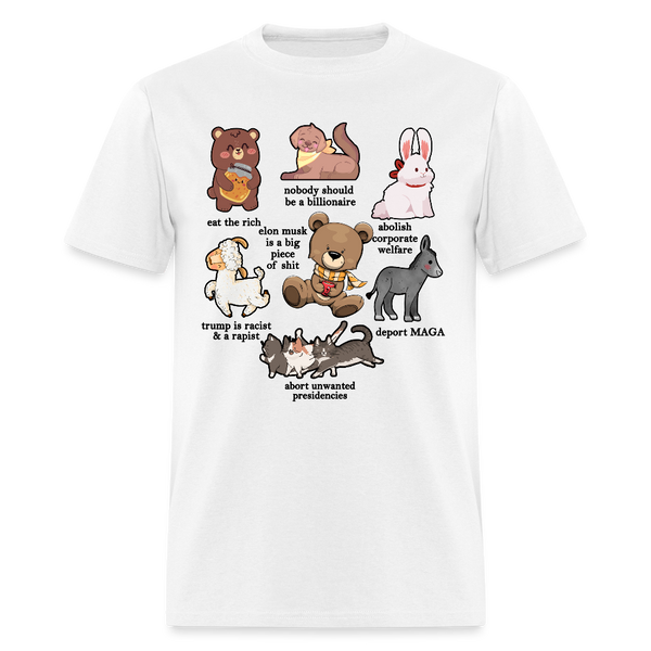 Subtle Anti Trump T Shirt - 4 - white