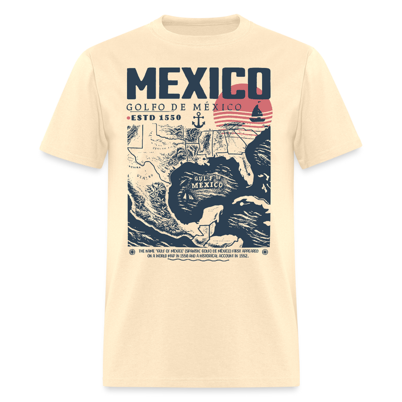Gulf of Mexico Est. 1550 T Shirt - 6 - natural
