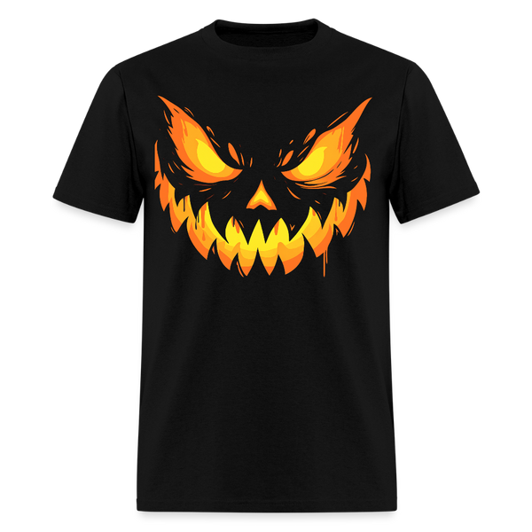 Jack O Lantern Halloween T Shirt - black