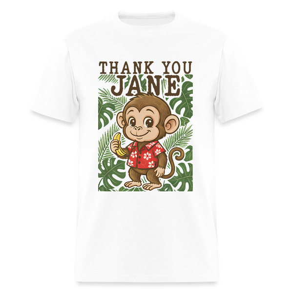 Thank You Jane Goodall T Shirt - 2 - white