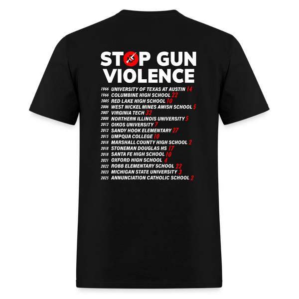 Protect Our Kids Gun Reform Now T Shirt - 2 - black