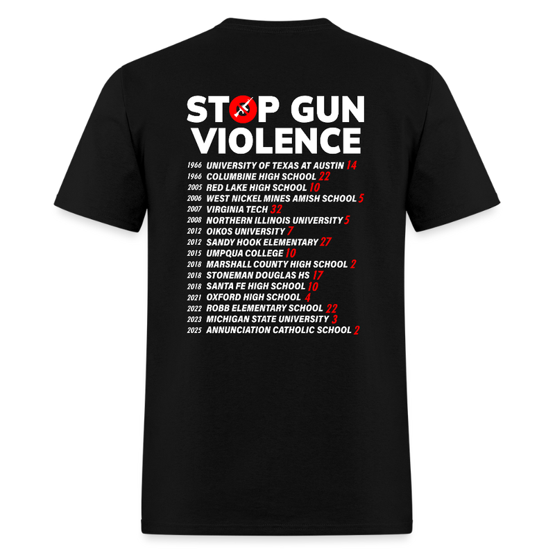 Protect Our Kids Gun Reform Now T Shirt - 2 - black