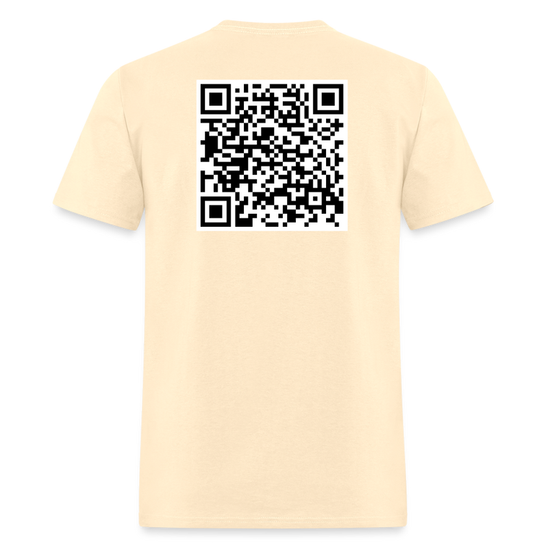 Good Morning QR Code T Shirt - natural