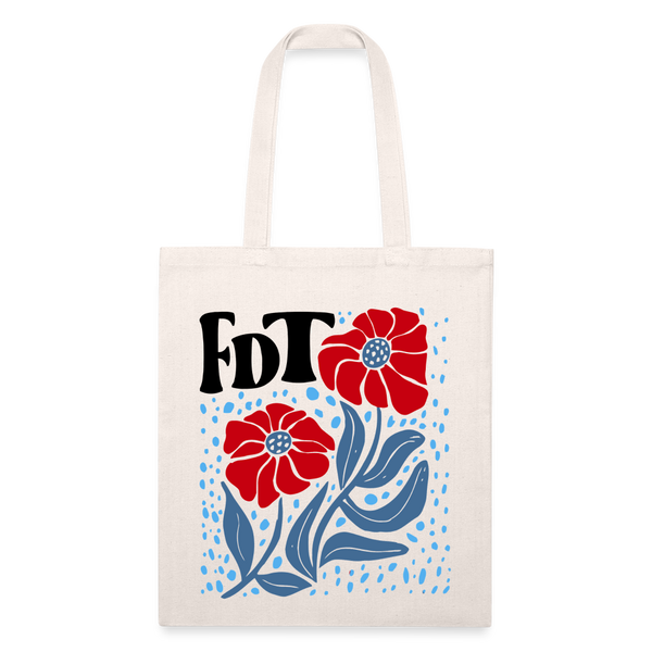 FDT Anti Trump Tote Bag - natural