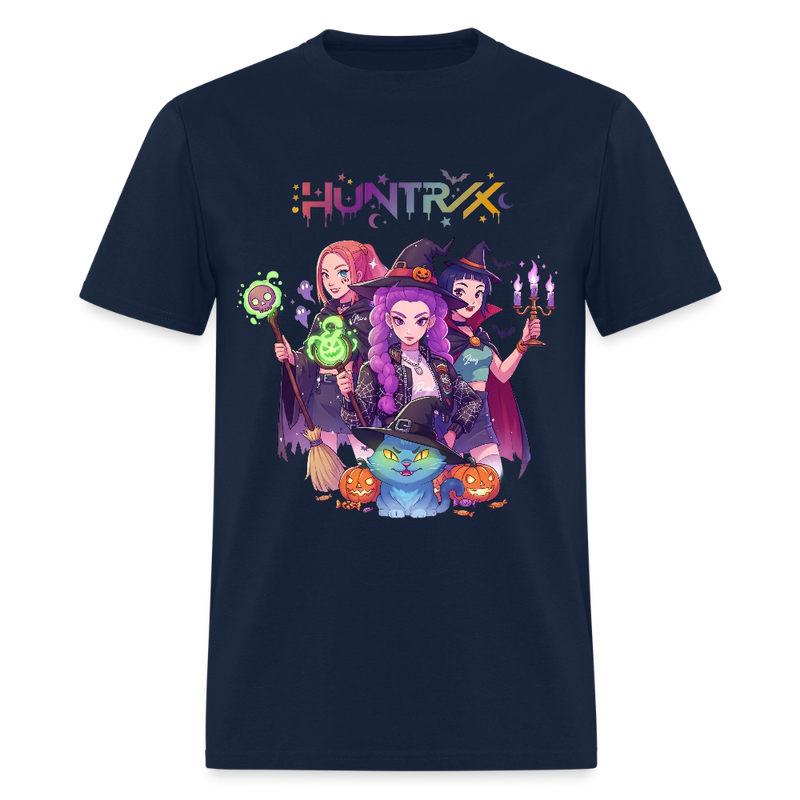 Kpop Demon Hunters Spooky Huntrix T Shirt - navy