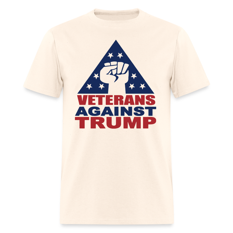 Veterans Againts Trump T Shirt - 10 - natural