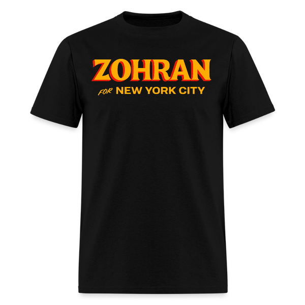 Zohran For New York City T Shirt - black