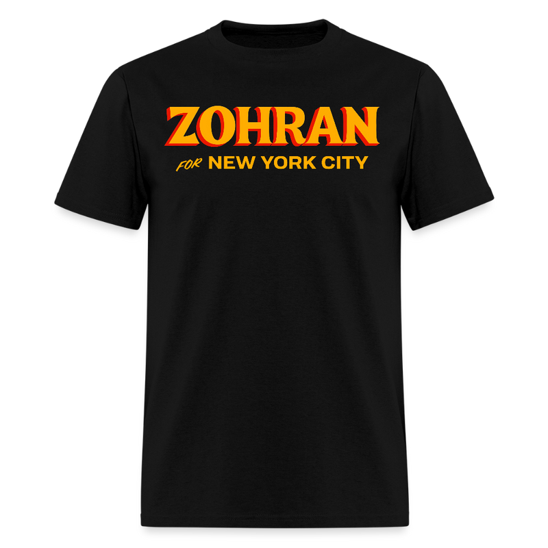 Zohran For New York City T Shirt - black