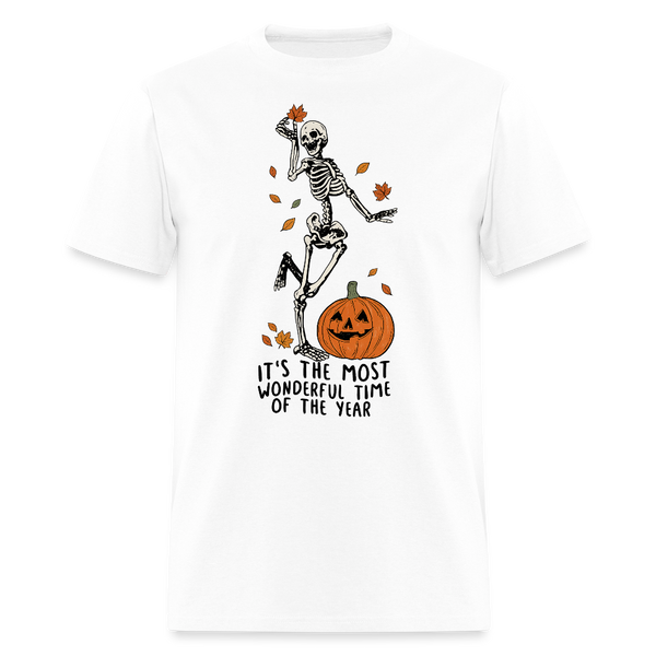 Halloween Autumn Pumpkin T Shirt - white