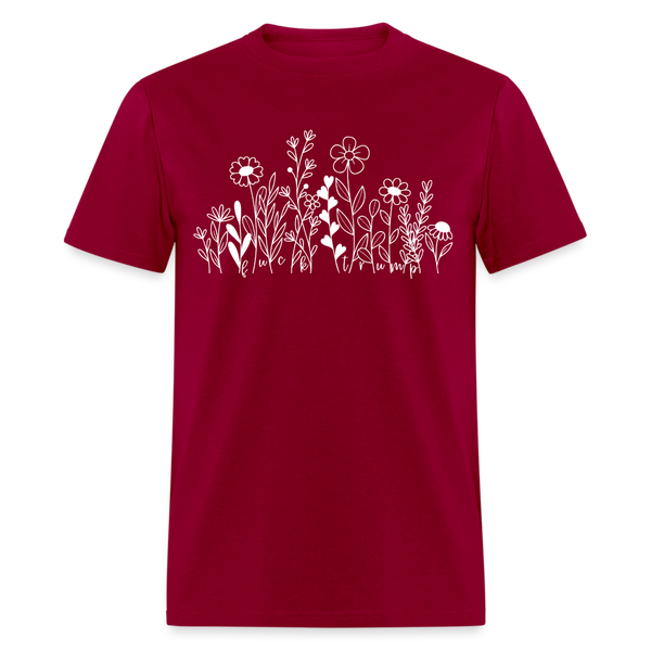 Subtle Anti Trump T Shirt - 2 - dark red