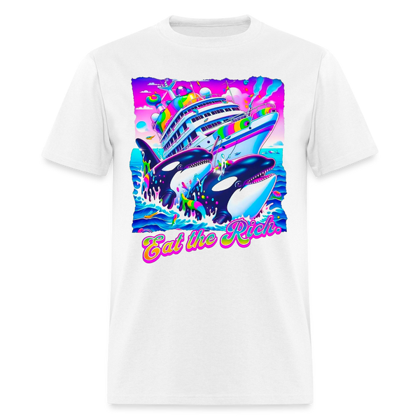 Eat the Rich T Shirt - white