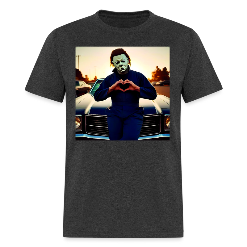 Michael Myers Halloween T Shirt - heather black