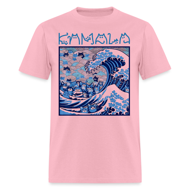 Kamala Blue Wave T Shirt - pink