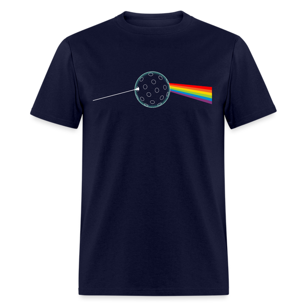 Pickleball Rainbow T Shirt - navy