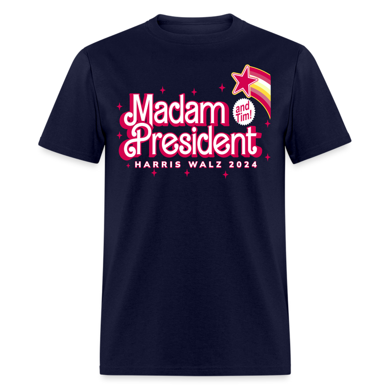 Madam President T Shirt - navy