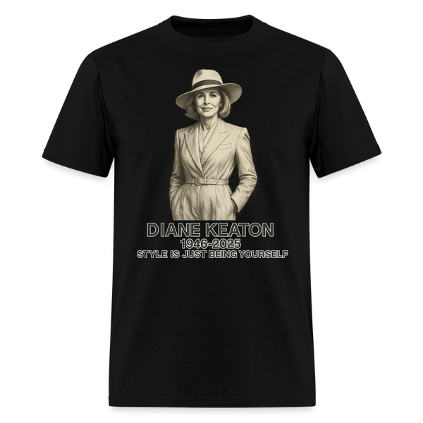 Diane Keaton T Shirt - 17 - black