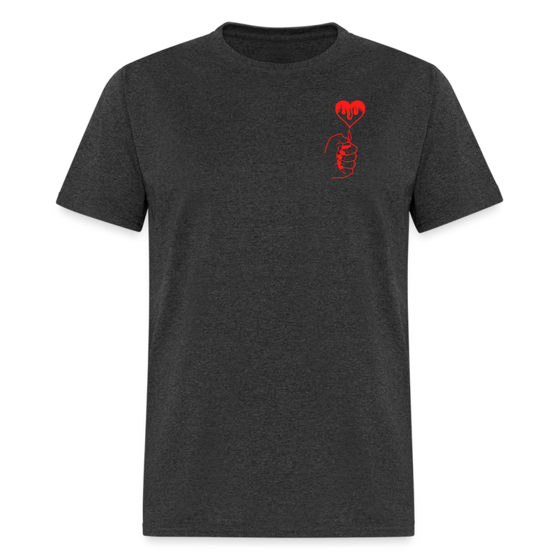 Raise Hell Girl T Shirt - heather black