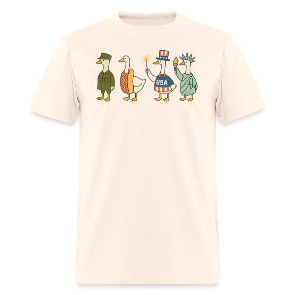 Goose 4th Of July T Shirt - natural