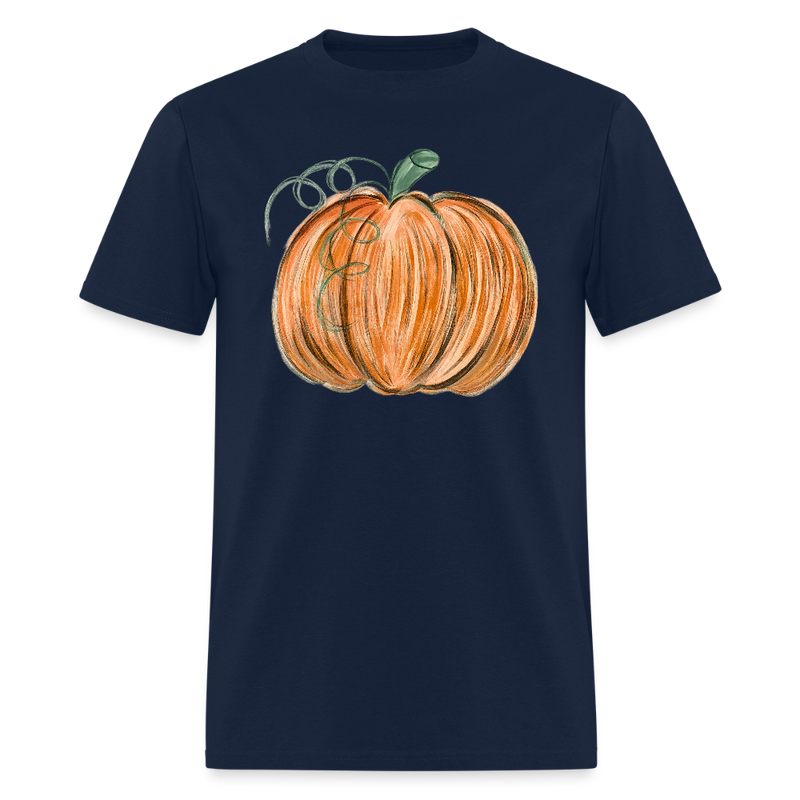Halloween Pumkin T Shirt - navy