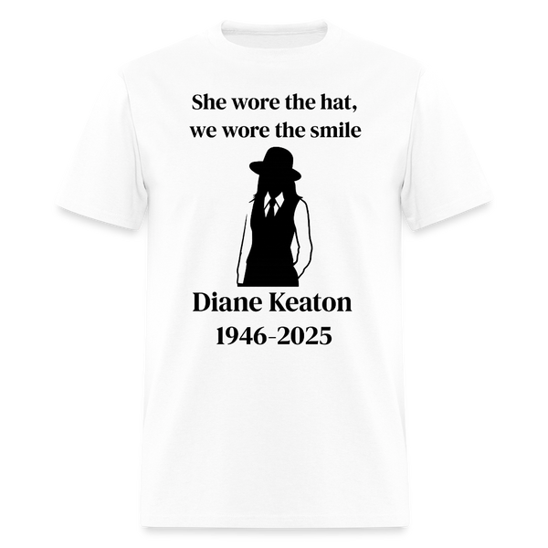 Diane Keaton T Shirt - 7 - white
