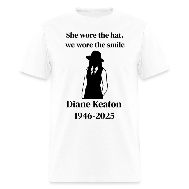 Diane Keaton T Shirt - 7 - white