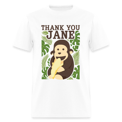 Jane Goodall Thank You Jane T Shirt - white