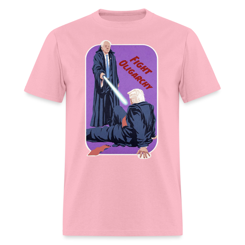 Fight Oligarchy T Shirt - pink