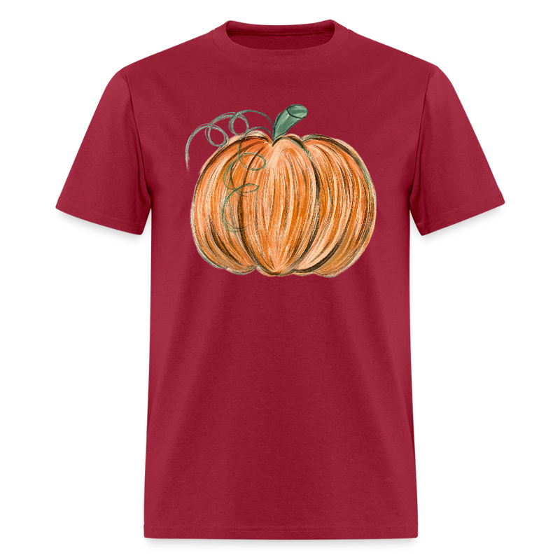 Halloween Pumkin T Shirt - dark red