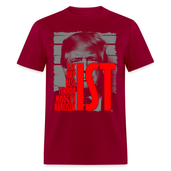 Trump Racist Rapist T Shirt - dark red