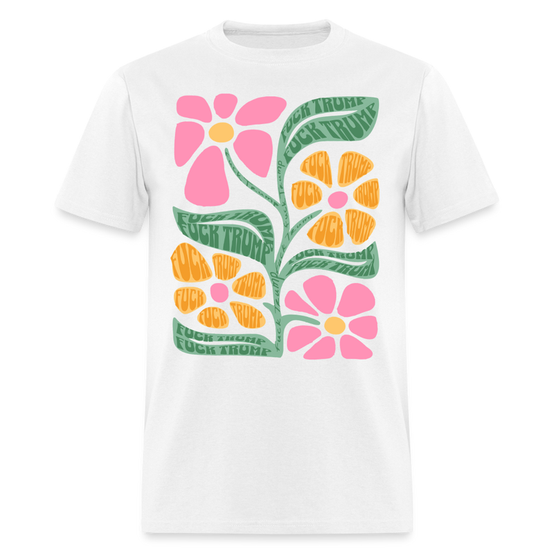 Subtle Anti Trump T Shirt - white