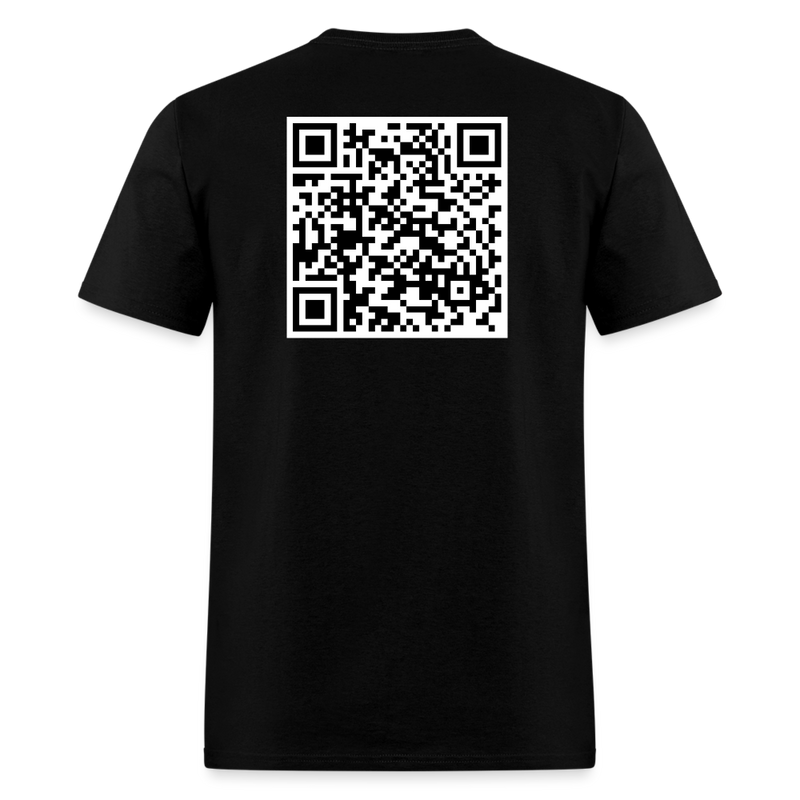Matthew 6:5-13 Verse QR Code T Shirt - black