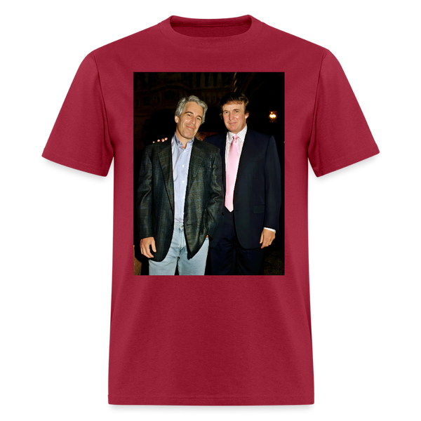 Jeffrey Epstein and Donald Trump 1997 T Shirt - dark red