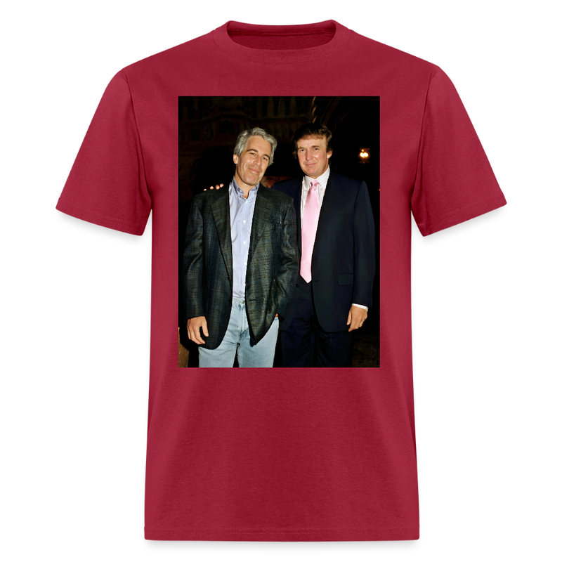 Jeffrey Epstein and Donald Trump 1997 T Shirt - dark red