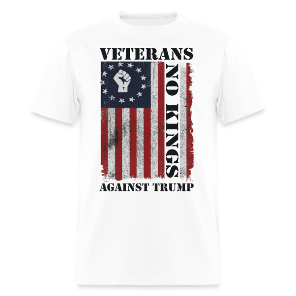 Veterans Againts Trump T Shirt - 20 - white