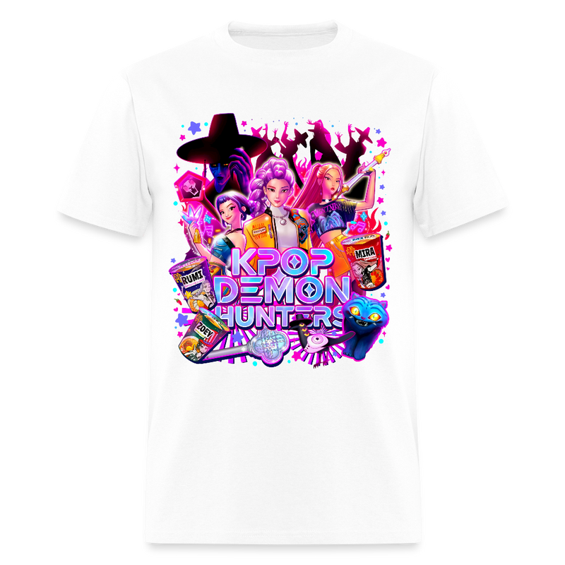 Kpop Demon Hunters Halloween T Shirt - white