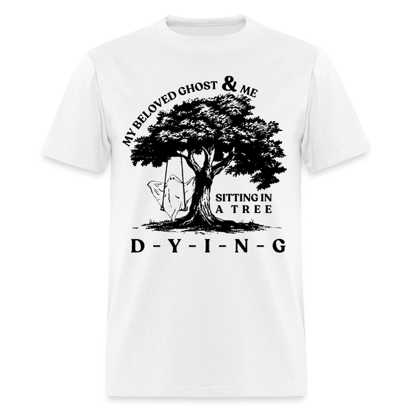 D-Y-I-N-G T Shirt - white