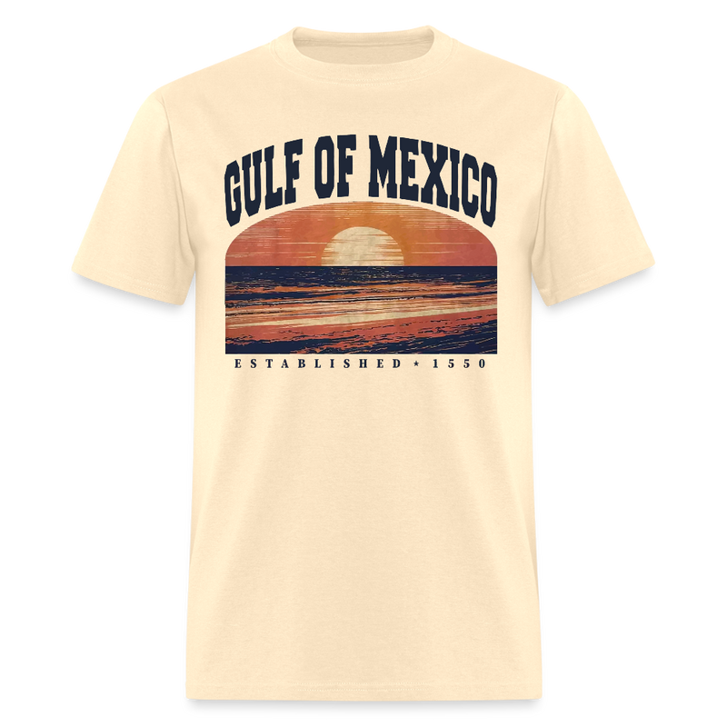 Gulf of Mexico Est. 1550 T Shirt - 10 - natural