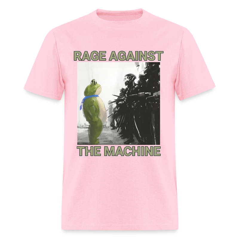 Rage Against The Machine Portland Frog T Shirt - pink