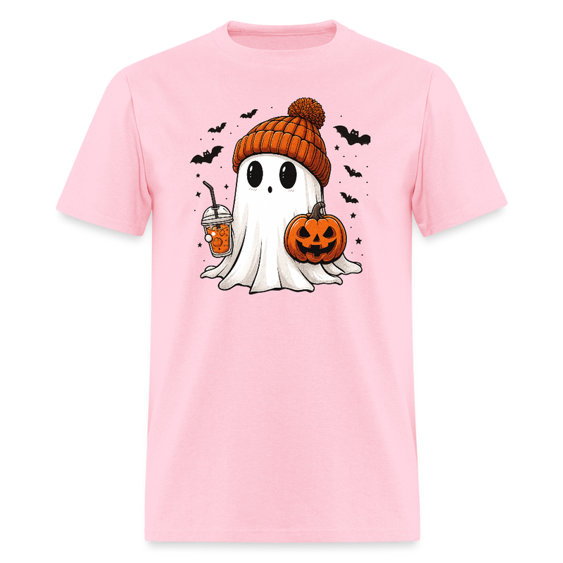 Cute Ghost Halloween T Shirt - pink